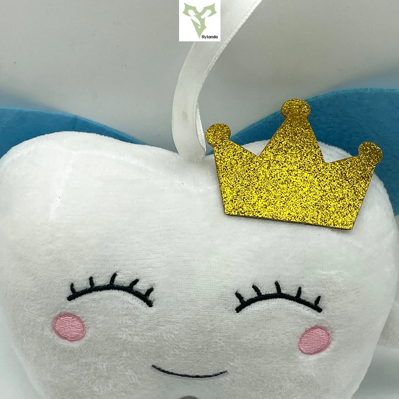Plush Toys Rytanda Tooth Fairy Plush Toy Cute Cartoon Soft Material Stuffed Funny Sofa Cushion Decor Birthday Christmas Gift For Children