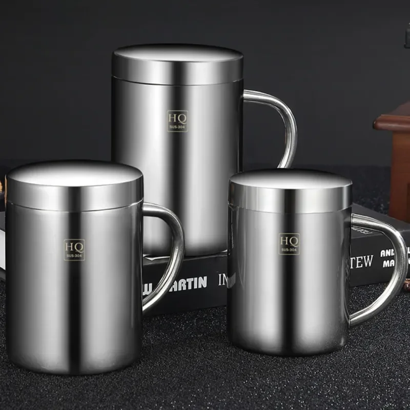 Stainless Steel 304 Car Thermos Mug - 400ml/500ml Double Stainless Steel  304 - Aliexpress