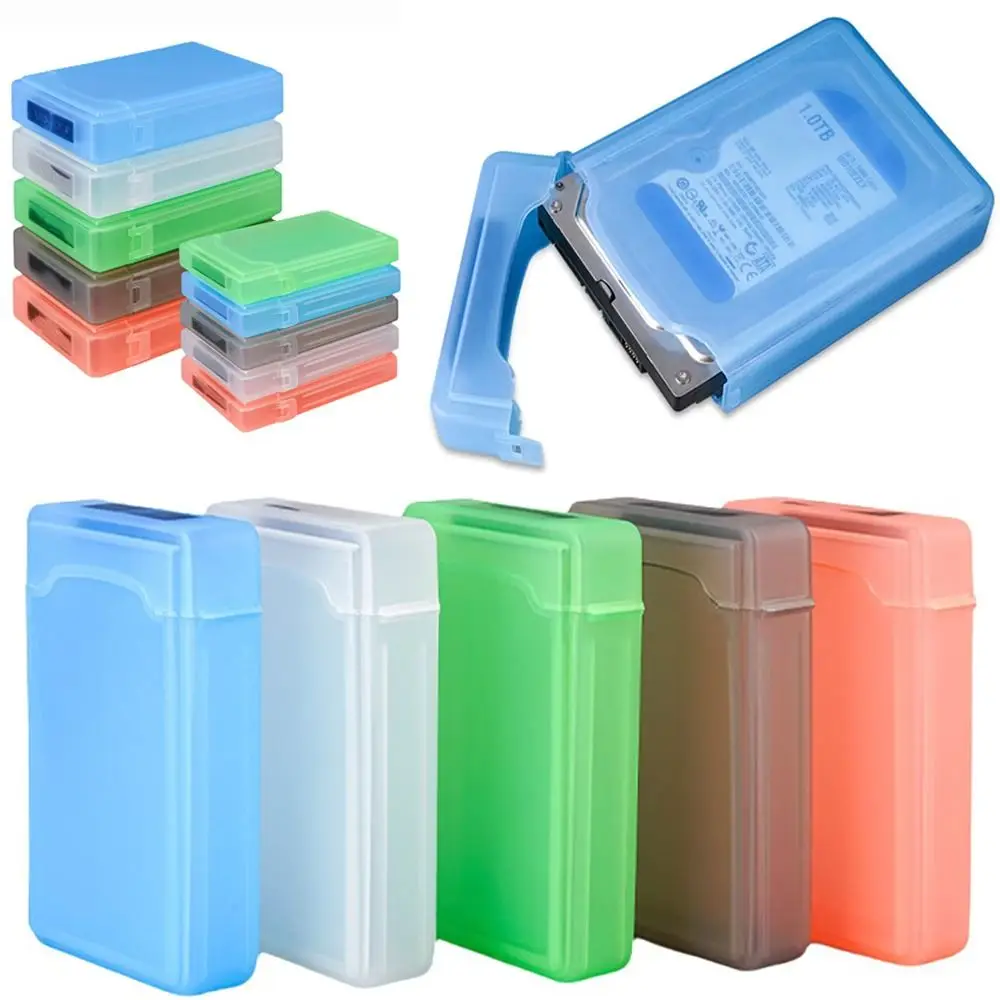 보관 케이스 충격 방지 HDD 보관 상자 플라스틱 3.5인치 외장 하드 드라이브 보관 상자 2.5인치 IDE SATA 보관 상자