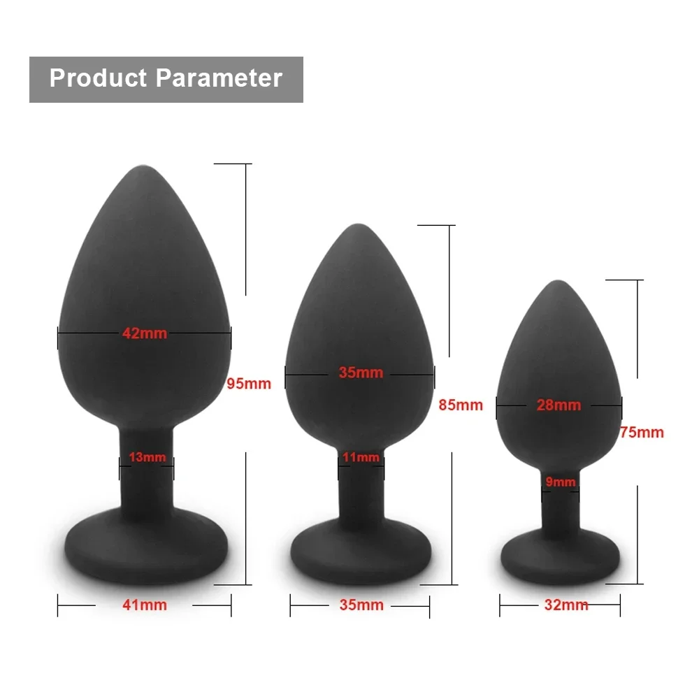 Plug anale in silicone per uomo e donna allenatore anale_voghion.com