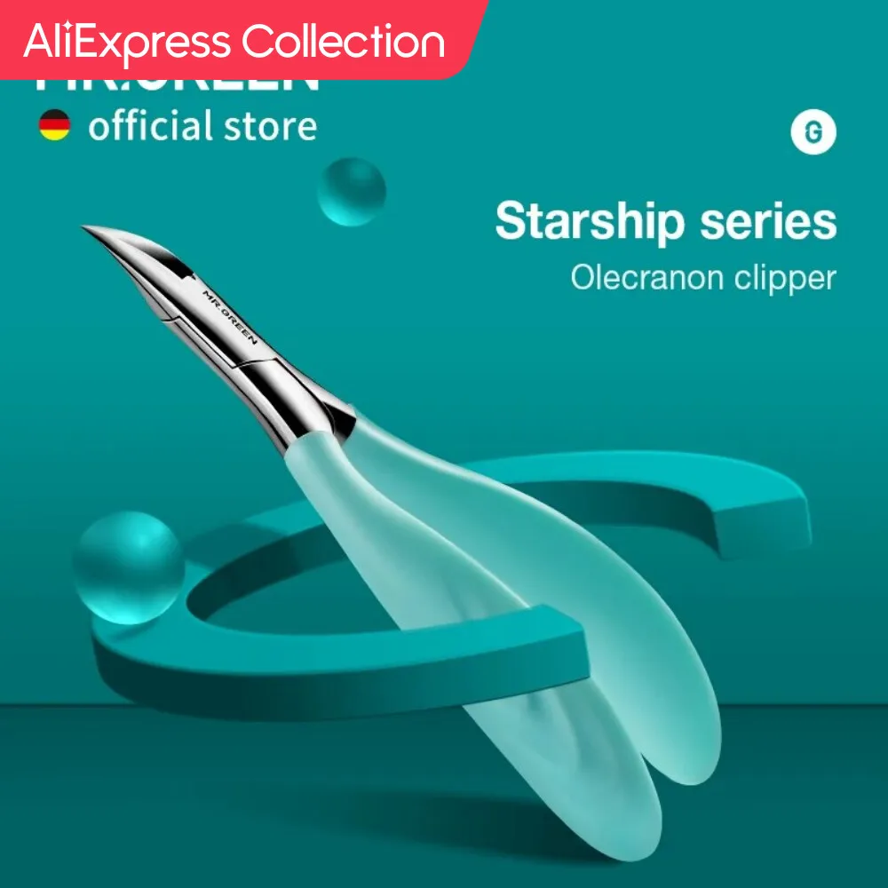 Aliexpress Collection Mr.Green Toenail Clippers Anti-Splash Incarnite Nail Olecranon Cutter Strumenti Professionali Per Pedicure Inossidabile