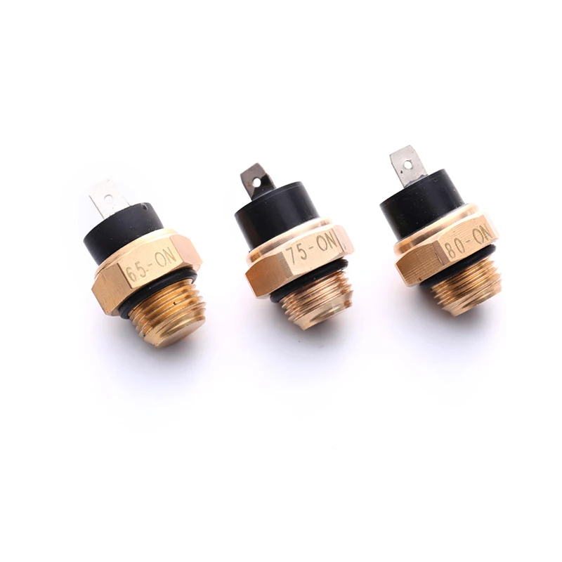 Engine Coolant Thermostat Motorcycle Electric Radiator Coolant Fan Water Temperature Thermostat Switch Temp Sensor M16 for 200 250 400 450