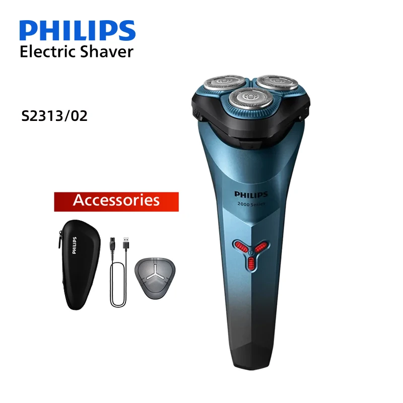 PHILIPS S2313 Electric Shaver Beard Trimmer Smooth 3 Blade 4-Way ...