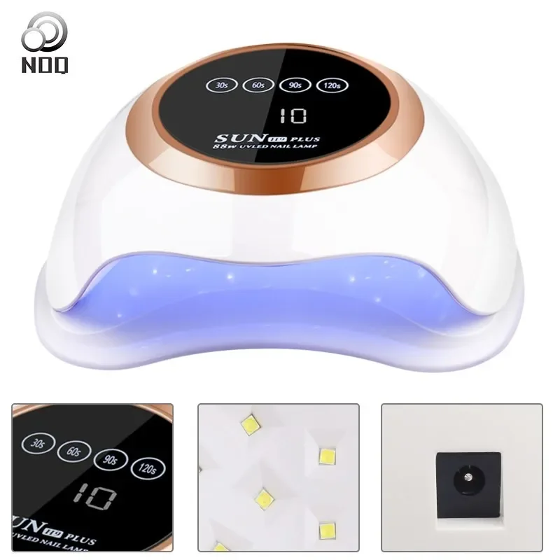 NOQ SUN H4 Plus Max72W Lamp for Manicure Nails Two Hands Sun UV LED Gel Polish Nail Dryer 36 Leds Manicure Machine 6