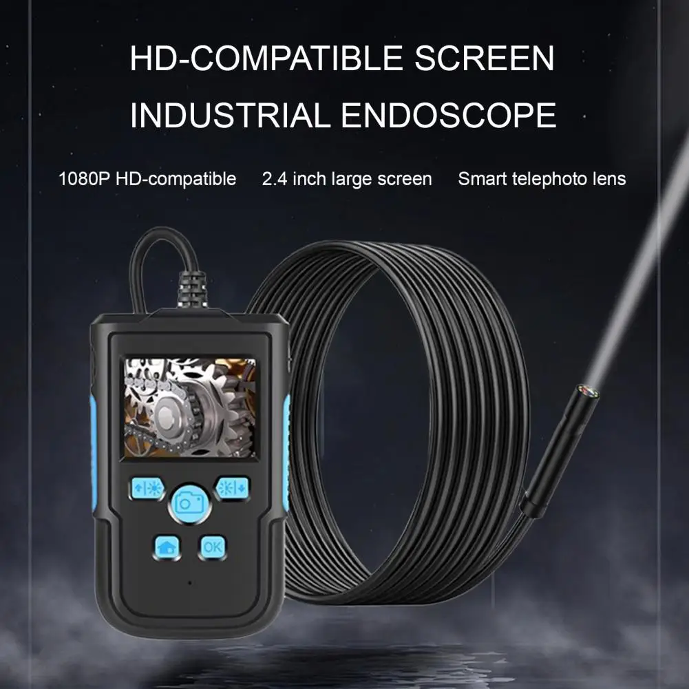 Caméra Endoscopique Industrielle HD 1080P étanche IP67 - Câble Flexible 1m à 30m - Idéale Pour Inspections Difficiles