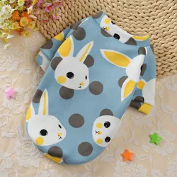 Cozy Winter Warmth: Small Pet Sweatshirt with Hoodie - M (Blue 1)
