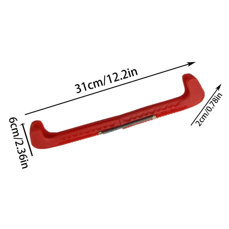 Adjustable Skate Guards Ice Skating Hockey Skate Covers Adjustable Guard Anti-Freeze Protector SElastic Ice