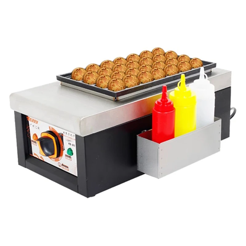 40MM*28PCS Commercial Japanese Octopus Ball Takoyaki Grill Machin Gas / Electric 4CM Takoyaki Maker 2