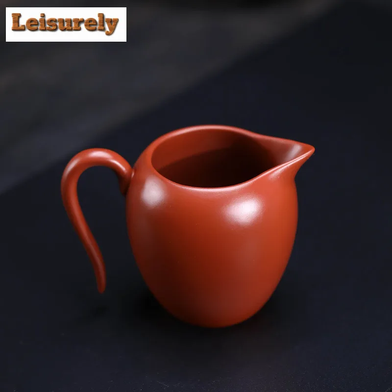 200ml Yixing Zisha Tea Pitcher Divide Tea Serving Cup Cha Hai Dispenser Household Justice Cup Fair Mug Drinkware Supplies Craft