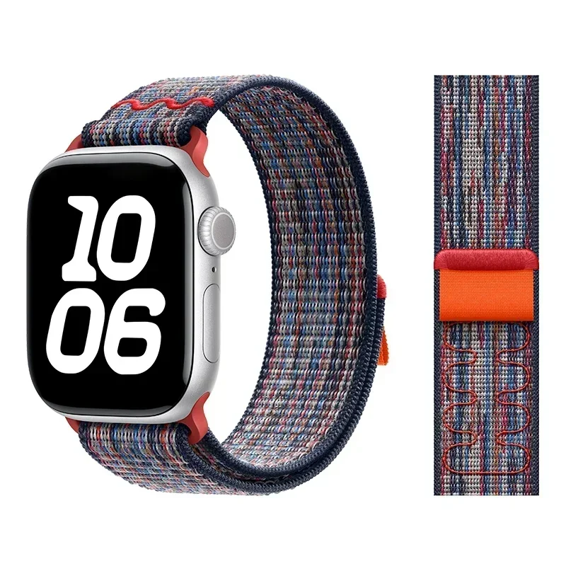 Premium Nylon Loop Strap for Apple Watch - Breathable and Stylish Bracelet Band