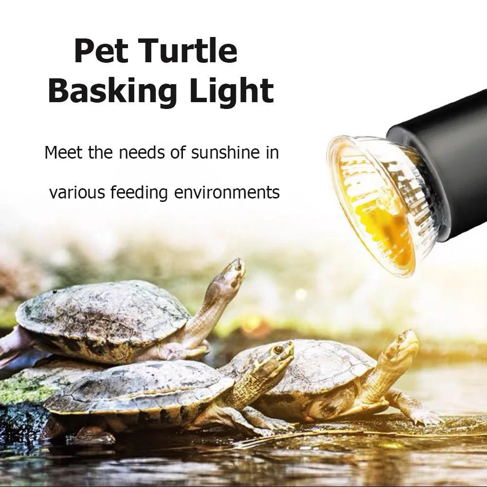 25/50/75W UVA UVB Reptile Heating Light Bulb Snake Turtle Pet Full Spectrum Basking UV Light Bulbs Heating Light