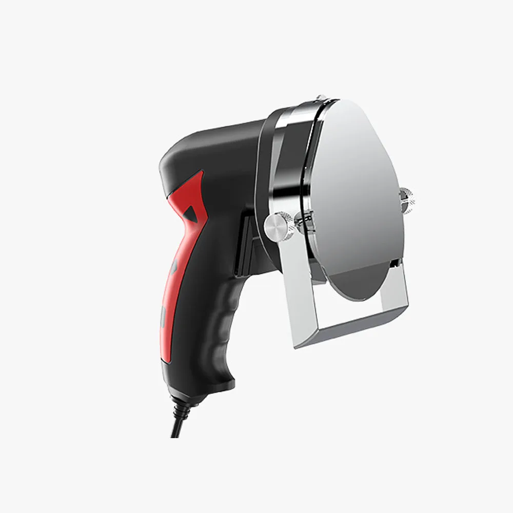 220V Electric Kebab Slicer Handheld Roast Meat Cutting Blade Slicing Machine Commercial Kebab Wheel Blade Meat Disc Cutter 80W