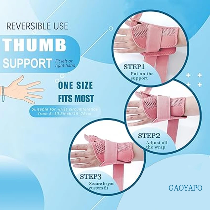 Thumb Brace For Arthritis & De Quervain's Tendonitis - Spica Splint Support For Men & Women