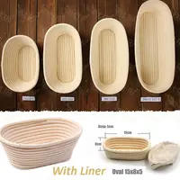 JxDough Banneton Brotform Profing Paniers, Rotin de fermentation, WUNICEF Basket Country 1