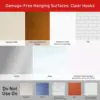 3M Command Clear Small Wire Hooks clear coat hook wire hanging hook clear plastic hooks Holds strongly and removes cleanly 6
