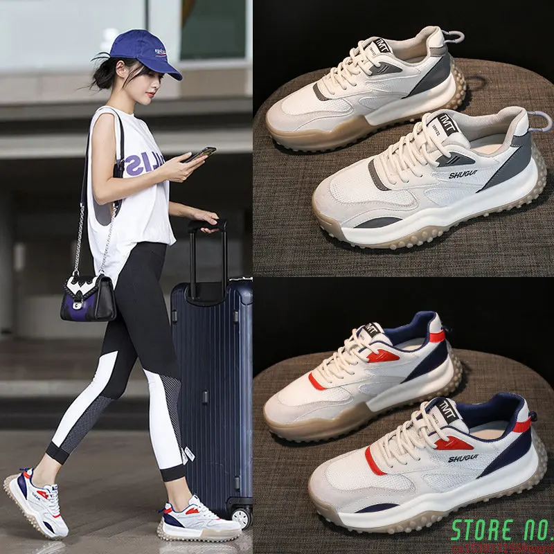 

2023 Женская тонкая сетчатая обувь, дышащая универсальная женская обувь, маленькая белая повседневная обувь S