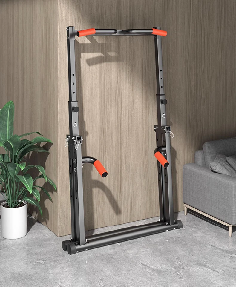 Description Picture 4 of itemHorizontal Bar Household Indoor Pull-up Frame Without Punching Hanging Bar Floor Folding Single And Parallel Bar Family Fitness