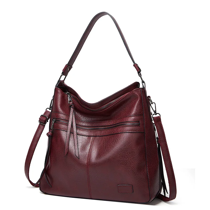 Leather Shoulder Soft One Bag Large Capacity Versatile Handbags For Women Casual High-Quality Messenger Crossbody Luxury Fashion