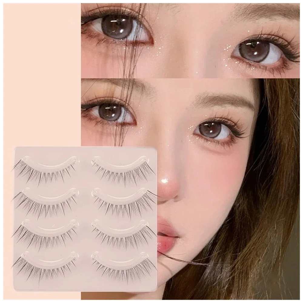False Eyelashes Thin Band Hand Made