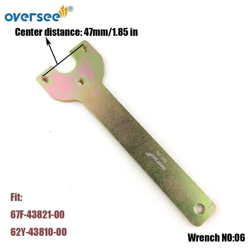 

Oversee Wrench NO:06 Srcew Repair Tool For Yamaha 67F-43821 Outboard 62Y-43810