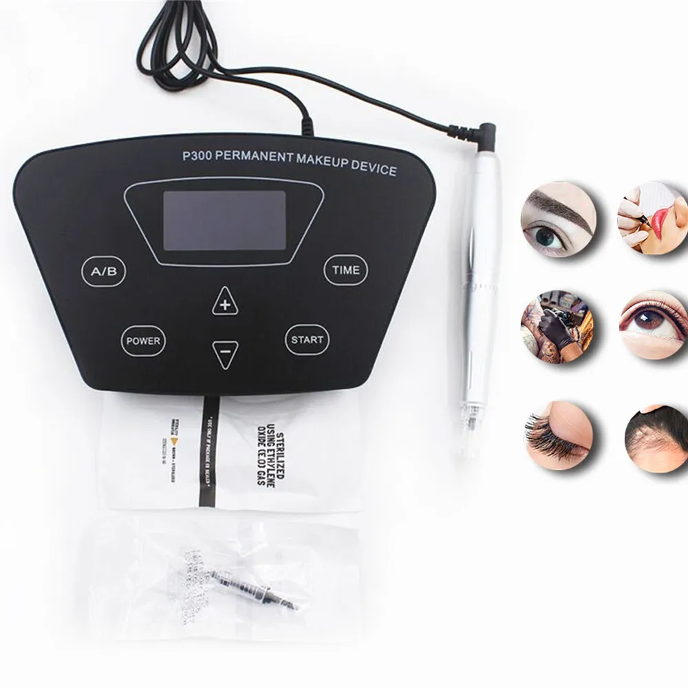 Biomaser P300 Permanent Makeup Machine Tattoo Machine Rotary Pen For Eyebrow Lip Microblading DIY Machine Kit With Tattoo Needle