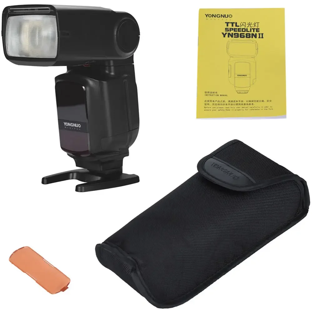 YONGNUO YN968N II 니콘 DSLR 카메라용 무선 TTL 플래시 스피드라이트 YN622N YN560과 호환 가능[무선시스템]