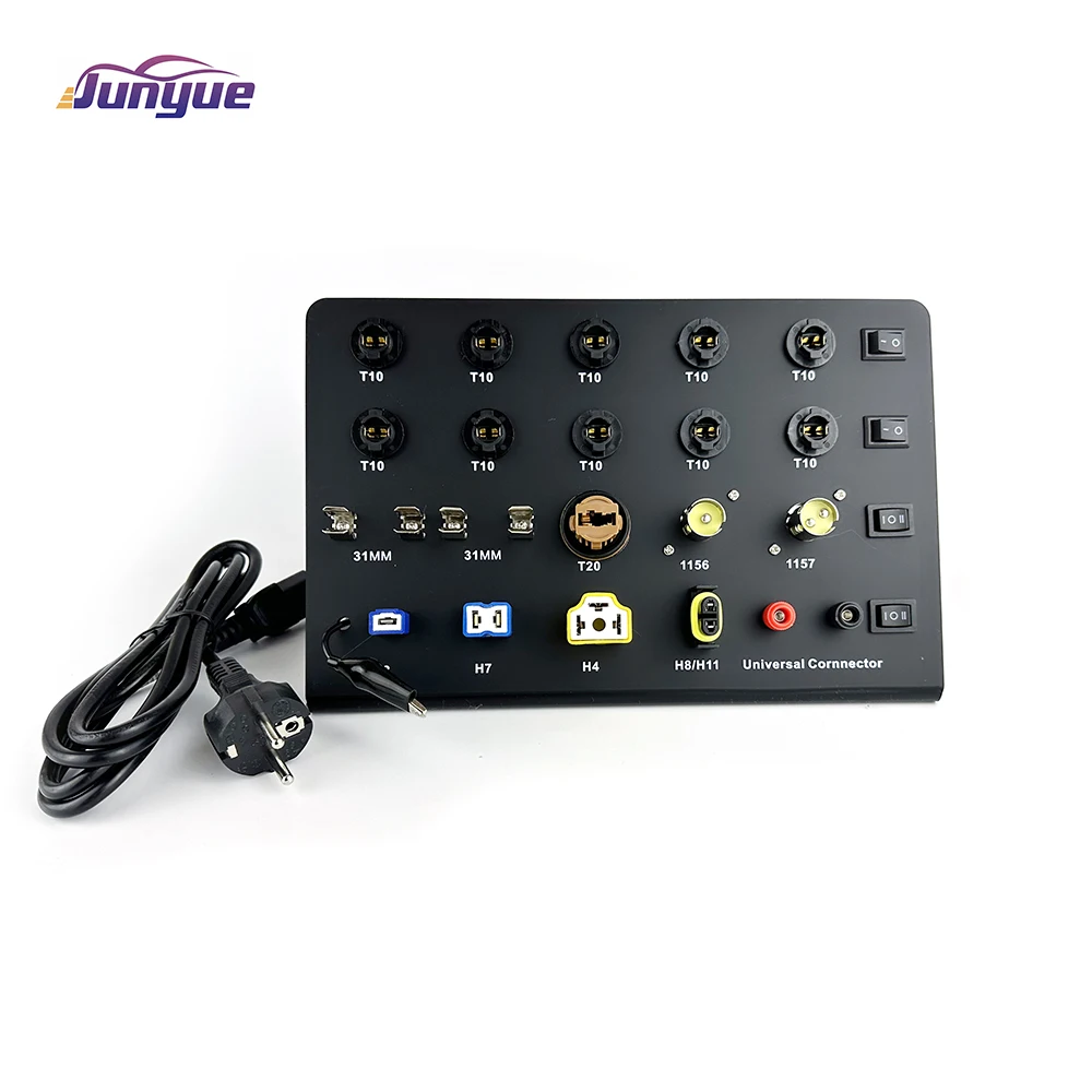 110V-265V 12V 테스트 보드 자동차 헤드 라이트 HID 크세논 LED 전구, T10 W5W 페스툰 C5W T20 7443 H1 H3 H7 H4 9005 테스터