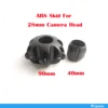 40mm 90mm ABS Skid For 28mm Pipe Camera Head Video Camera Head Protective Skid DIY Flexible Pipeline Camera Head Skid 1