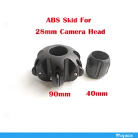 40mm 90mm ABS Skid For 28mm Pipe Camera Head Video Camera Head Protective Skid DIY Flexible Pipeline Camera Head Skid 1
