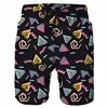Cartoon Music Colorful Graffiti Beach Shorts Men 3d Print Swim Trunks Summer Surf Board Shorts 80s 90s Street Short Pants 5