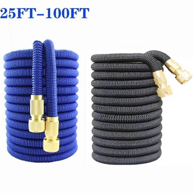 Home Garden Expandable Watering Hose High Pressure Flexible Car Wash Irrigation Magic Pipe