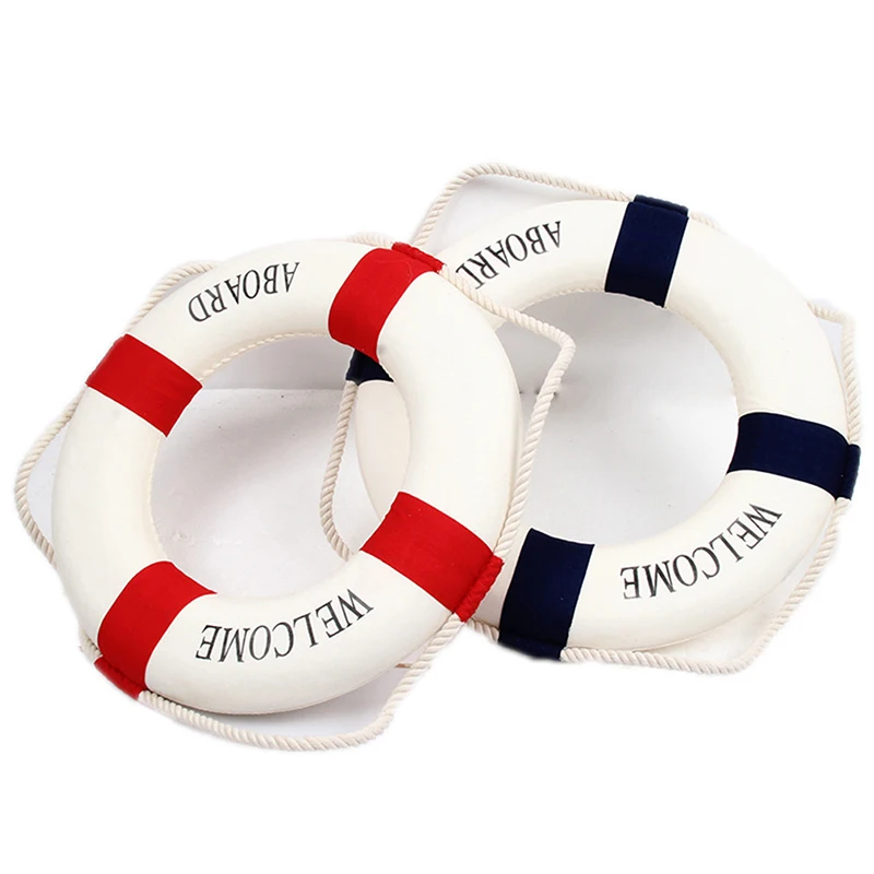 Wand verzierung Leben Boje Schaum an Bord nautischen Leben Rettungsring Ring Boot Wandbehang mediterranen Stil Wohnkultur – Detail 10