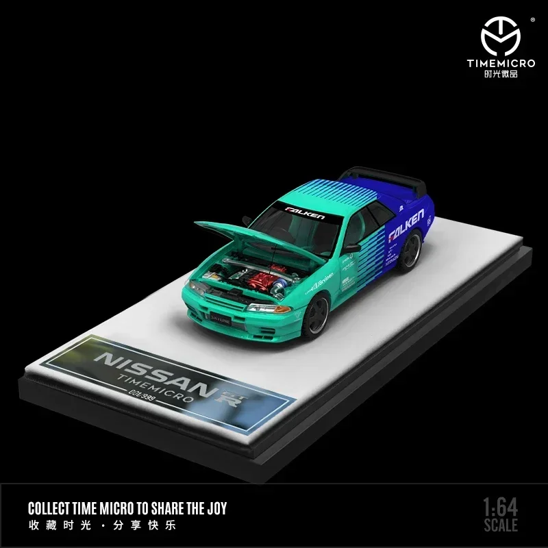 Timemicro1: 64ダイキャストモデルカー、gtr32スプーン、falken