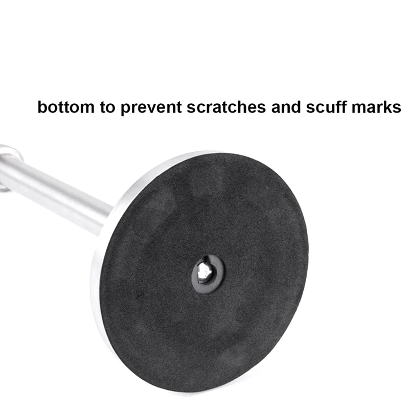 Countertop Stainless Steel Paper Towel Holder , Tear Kitchen Paper Towel With Heavy Base For Standard Rolls Durable