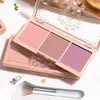 3 Colors/set Blush Plate Peach Pallete Ace Mineral Pigment Cheek Blusher Powder Makeup Professional Contour Shadow Pink Blush 1