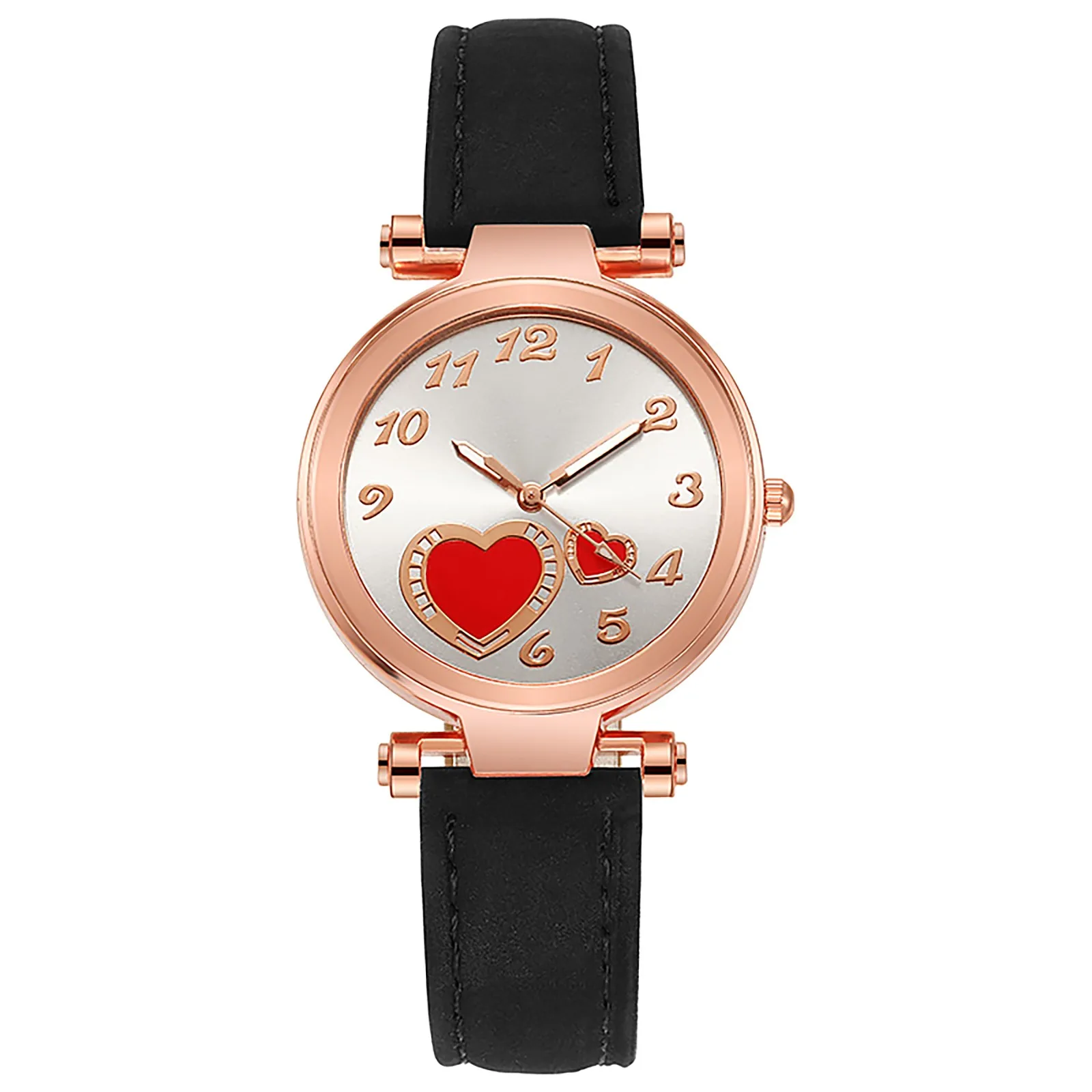 

Luxury Couple Watches Women Luminous Quartz Strap Analog Stopwatch Leather Bracelet Clock Concise Luxury Watches ساعات يد نسائية