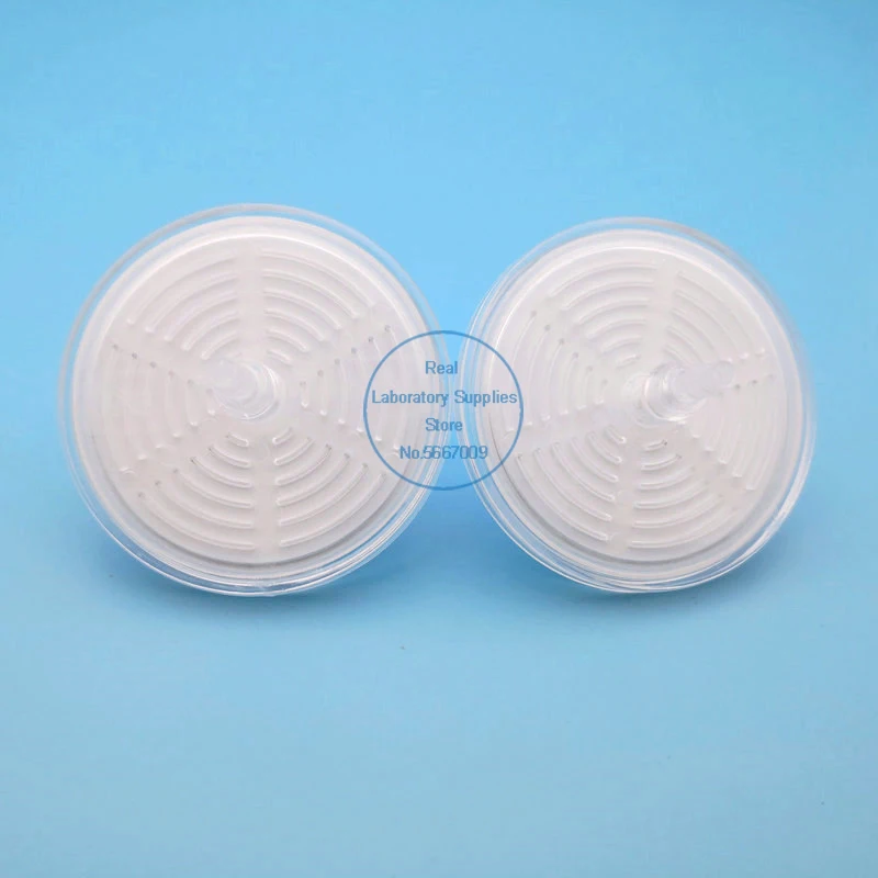 Filtre à air avec Delmembrane pour solution médicale, générateur d'oxygène, aspirateur, 65mm, 0,2 um, 2 pièces par lot