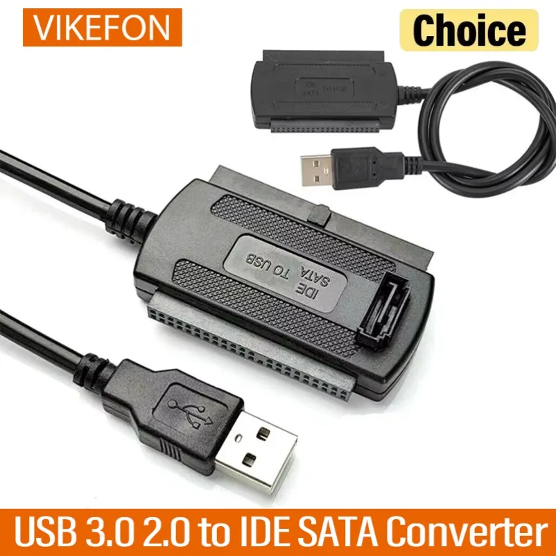 USB 3.0 2.0 vers IDE SATA 3 en 1 adaptateur convertisseur SATA 2.5 3.5 pouces disque dur SDD disque HDD câble adaptateur pour PC portable ordinateur portable
