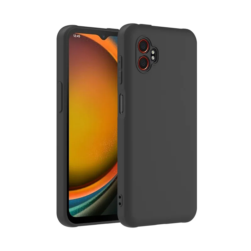 Samsung Xcover 7 Pro Black Matte Slim TPU Silicone Phone Case