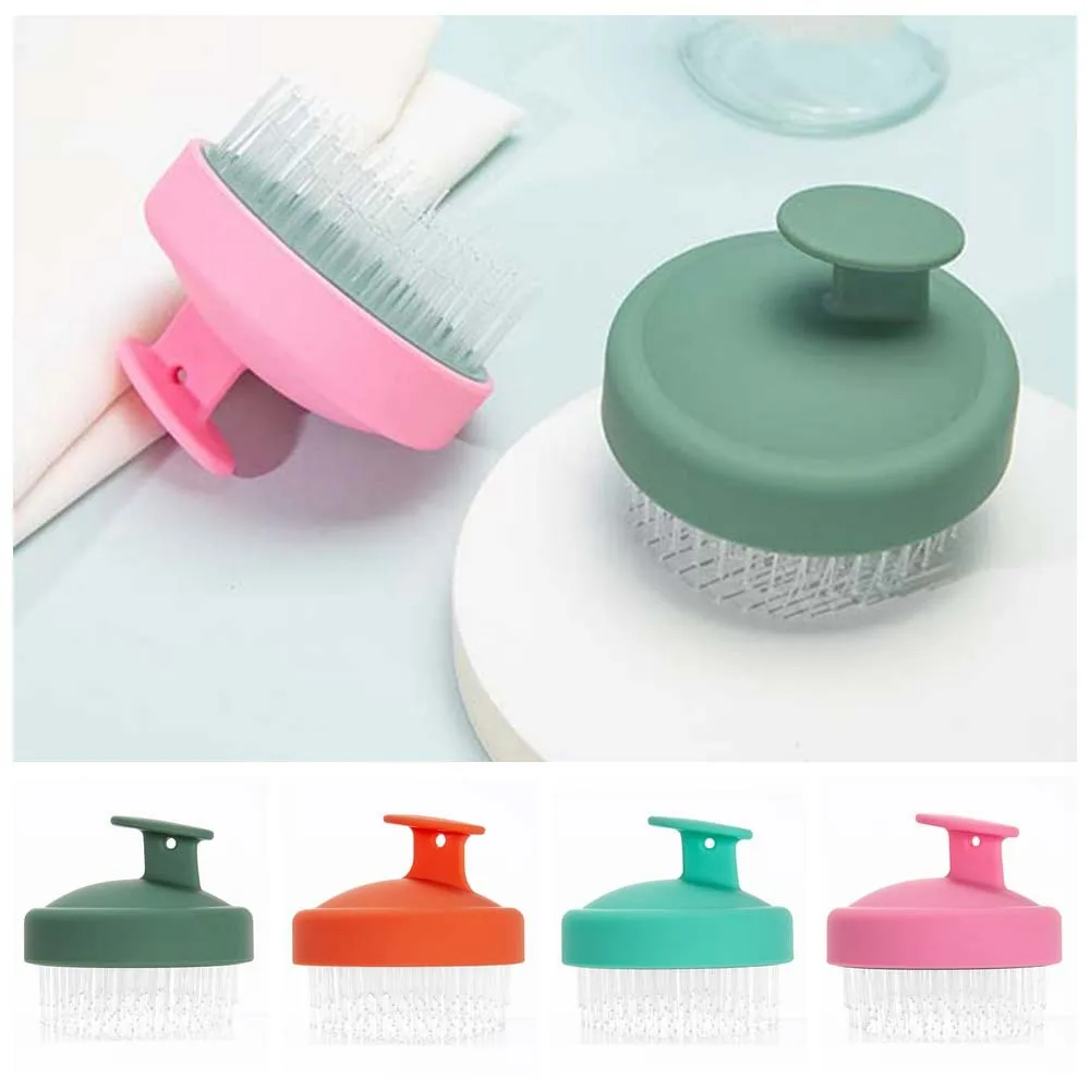 Body Shower Shampoo Comb Hairdressing Tool Hair Accessories Hair Washing Brush Dark Green ABS Head Scalp Massage Comb Household