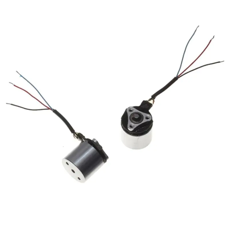 Vue éclatée du micro moteur brushless 0706 6700KV pour drone micro quad, pièces détachées.