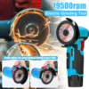Brush motor 12v Mini Angle Grinder Rechargeable Grinding Tool Polishing Grinding Machine For Cutting Diamond Cordless Power Tool 5