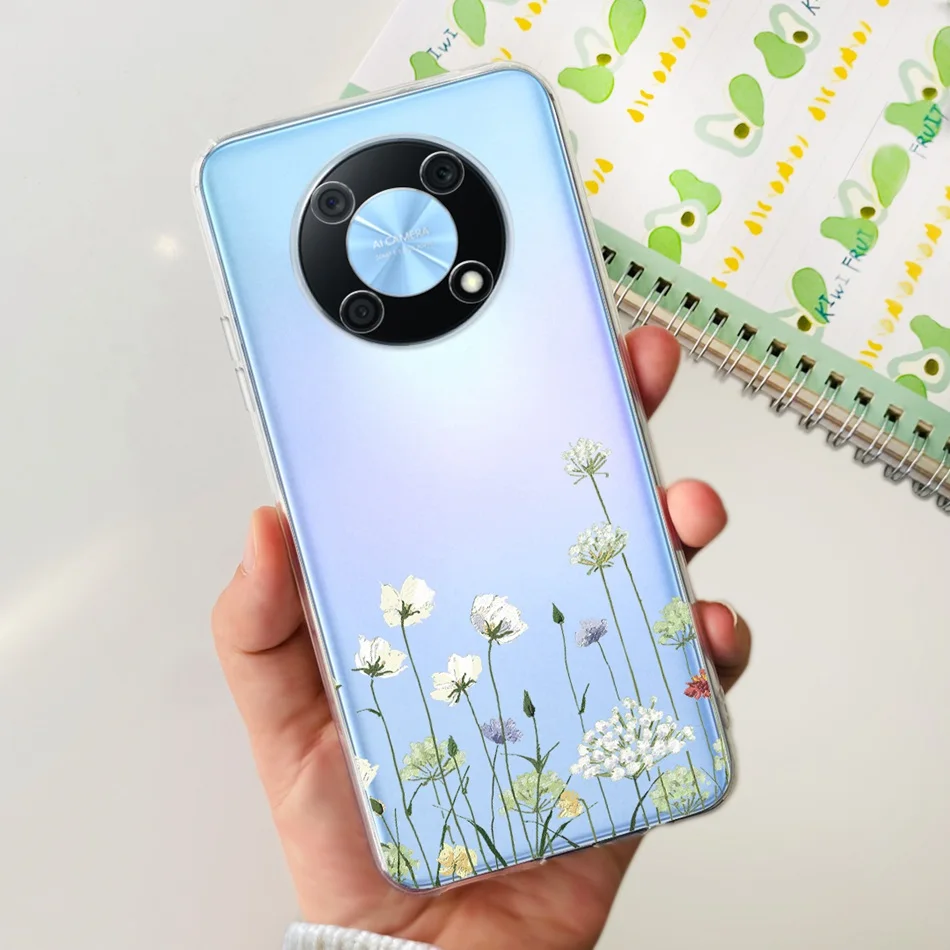 Elegant Printing Soft Silicone Clear TPU Slim Phone Case