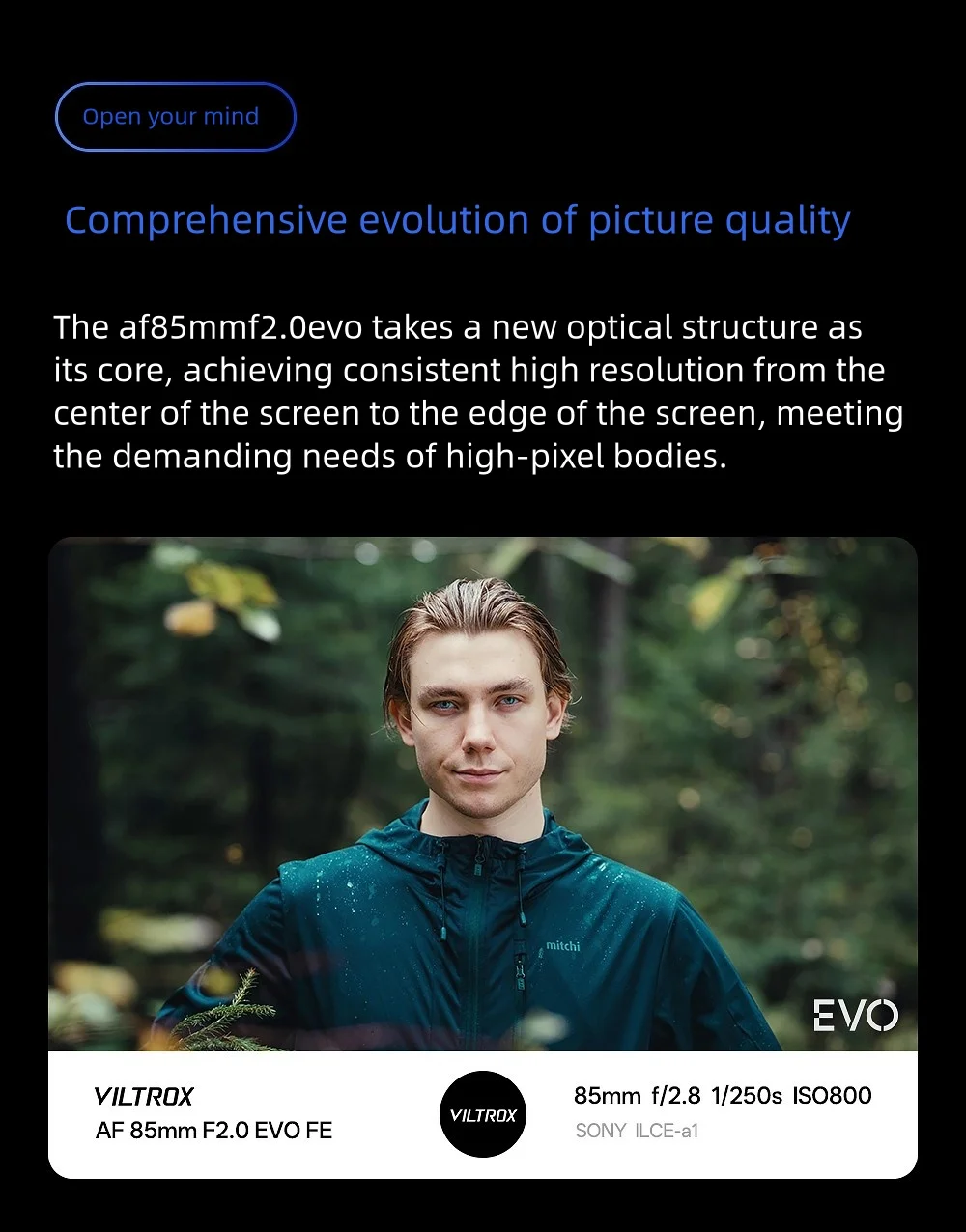 VILTROX AF 85 mm F2.0 EVO Vollformat-Autofokus-Kameraobjektiv mit großer Blende für Sony E Nikon Z Mount A7IV A7C ZV-E1 FX3 A9III – Detail 3