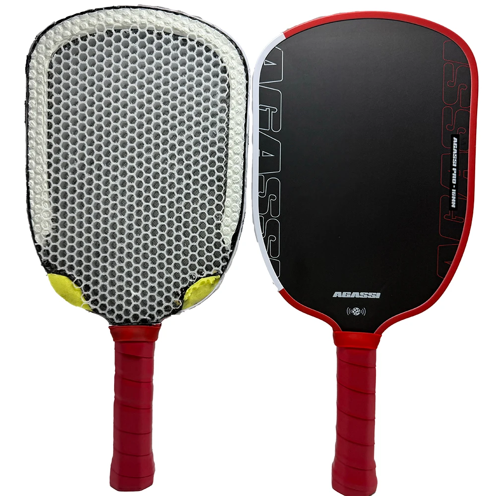ピックルボール パドル GRAF T700カーボンファイバー 赤白 Agassi ピックルボール パドル GRAF T700カーボンファイバー 赤白 Agassi