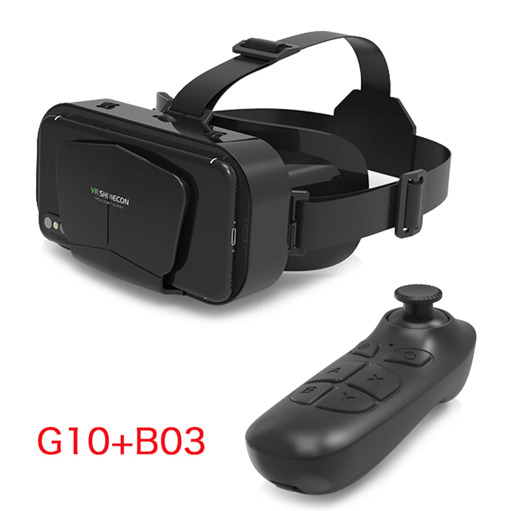 New VR Glasses 360 Degree Panoramic Mobile Phone 3D Virtual Reality Game Helmet for 4.7-7.0 inches Smartphone G10 vr accessories