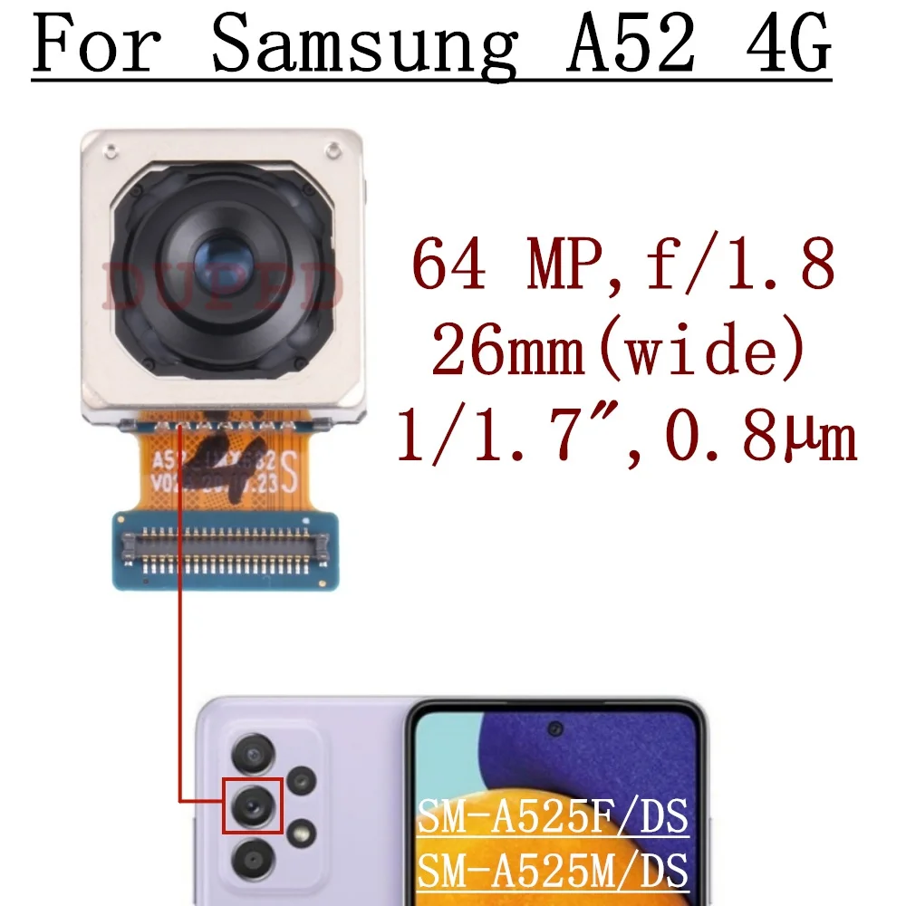 Front Camera Gcam Samsung A52s Camera Replacement A52 Rear Camera