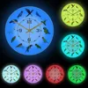 Birds Breeds Collection Modern Wall Clock Non Ticking Wall Watch Parrot Bird Pet Species Exotic Wall Art Bird Lovers Home Decor 6
