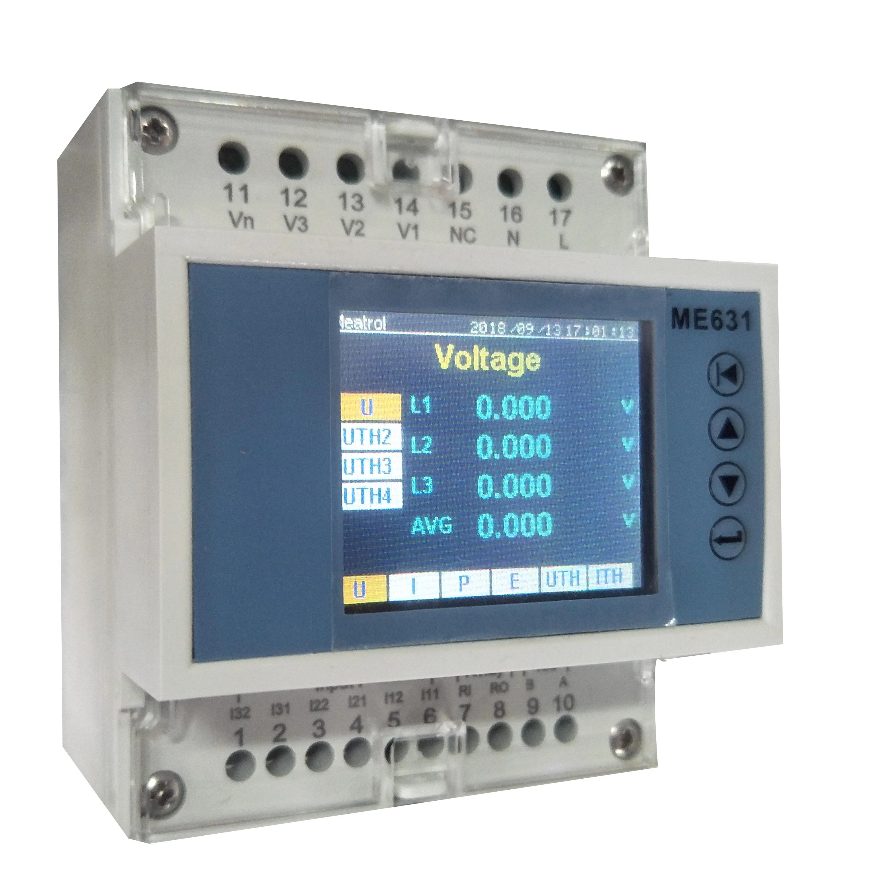 

Din rail Energy meter WIFI Remote Power quality analysis Electric power meter