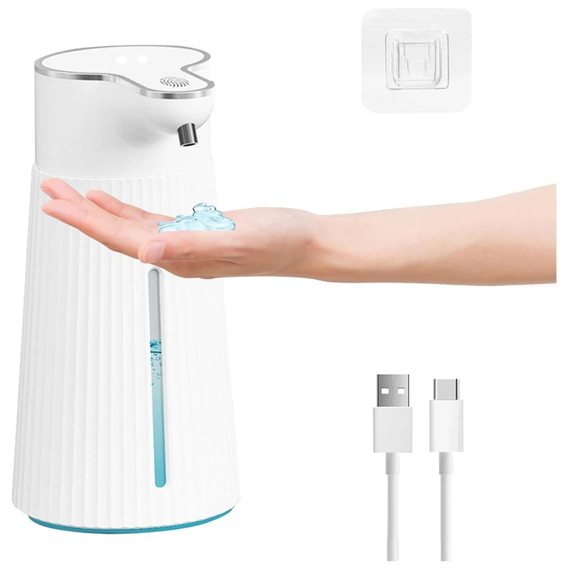 

Automatic Soap Dispenser Automatic Wall Mount Soap Dispenser Soap Dispenser 400Ml USB Rechargeable Electric Soap Dispenser